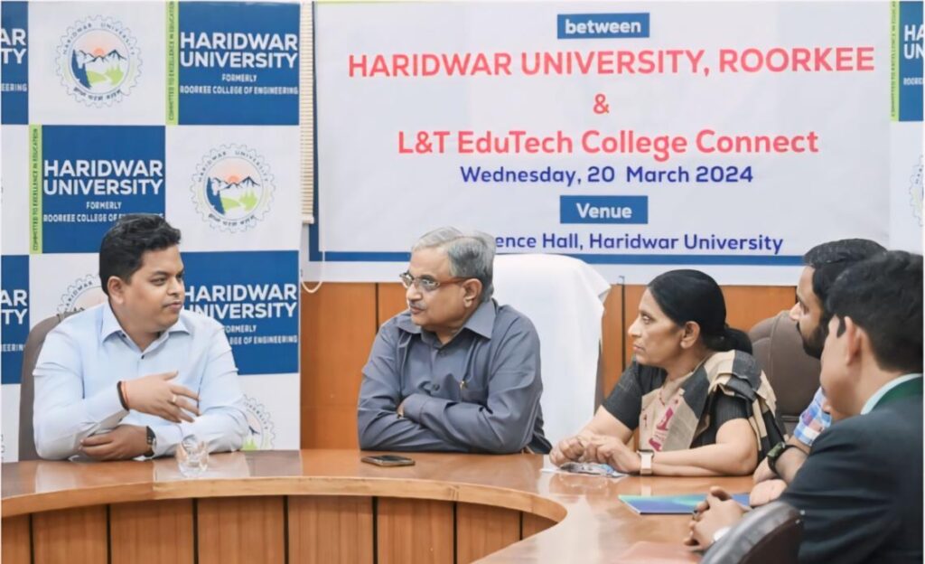 Haridwar University Partners with L&T Edutech