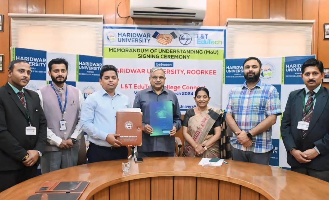 Haridwar University Partners with L&T Edutech