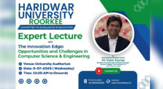 Expert Lecture at Haridwar University: Exploring Innovation in Computer Science & Engineering